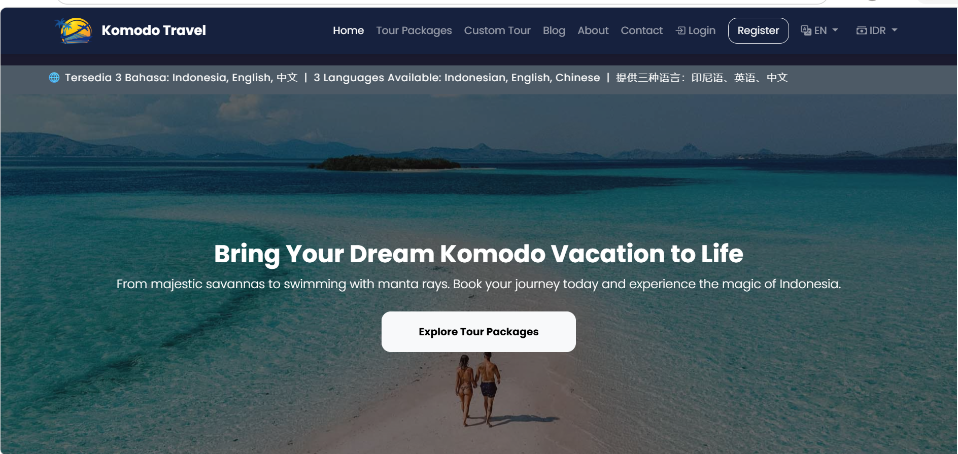 Website Tour & Travel